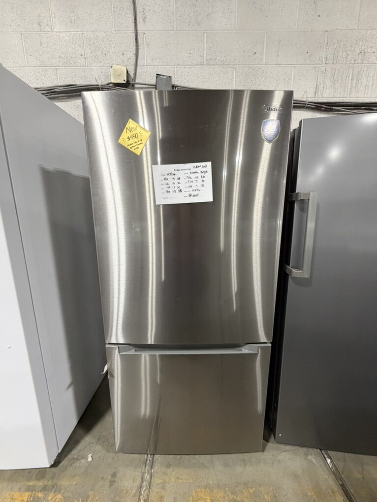 GREAT DEALS! NEW MIDEA BOTTOM FREEZER- FRIDGE!