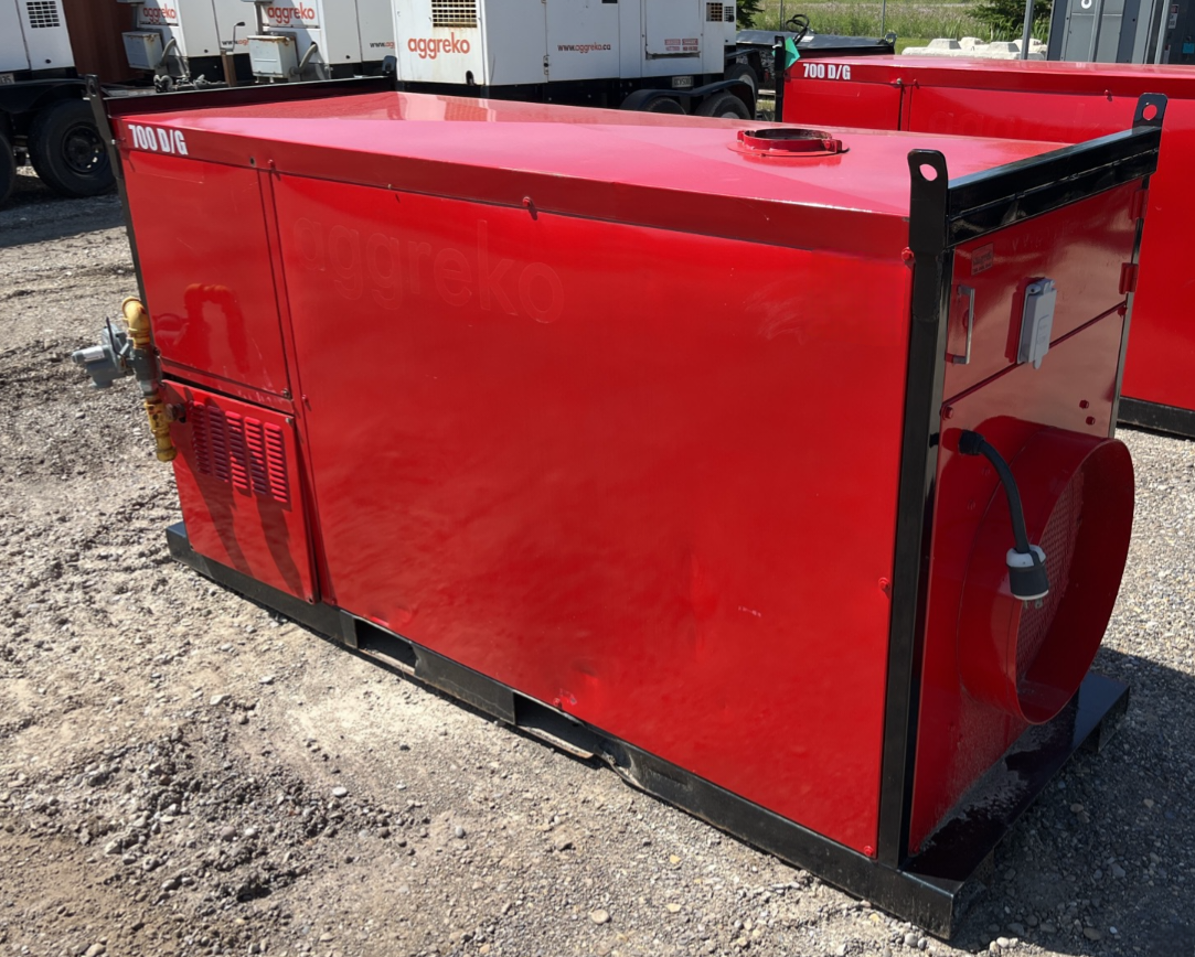 Industrial Portable Diesel Natural Gas Indirect Fired Jobsite Warehouse Shop Barn Commercial Construction Temporary Large Heater