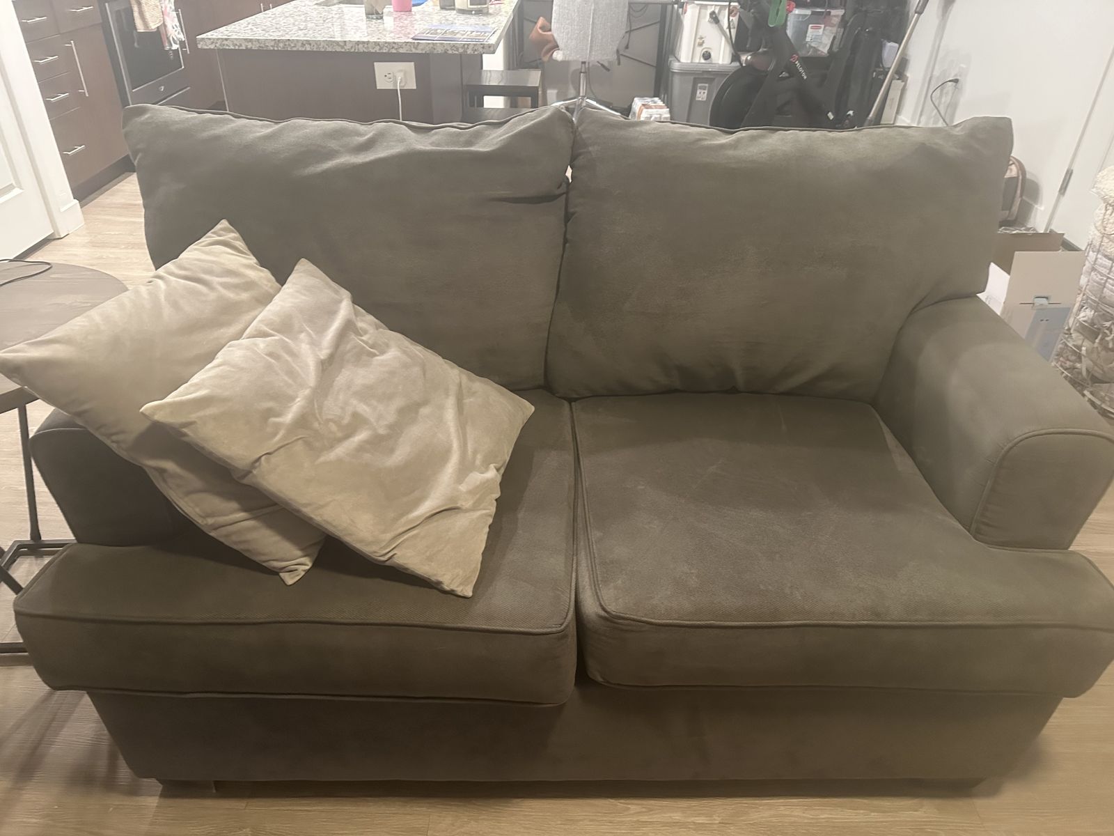 Gray Love seat