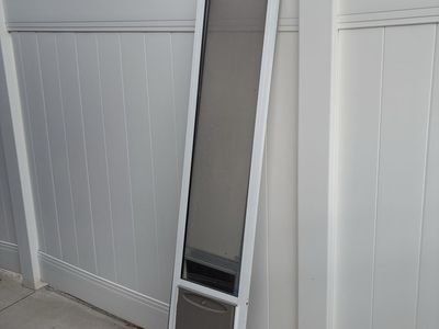 PetSafe Large Sliding Glass Door Pet Doors - White & Silver