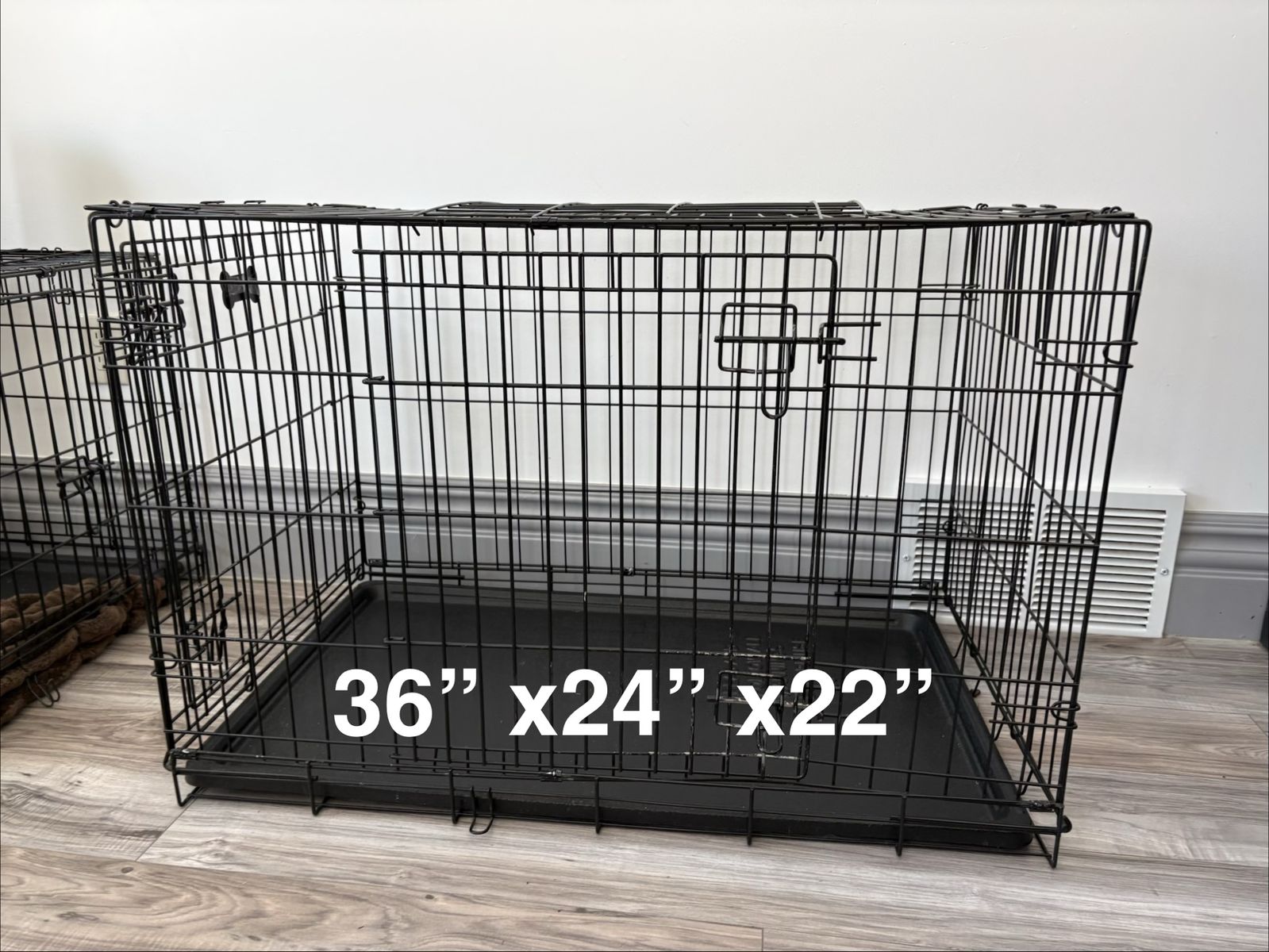 Several Wire Dog Crates