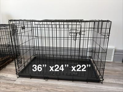 Several Wire Dog Crates