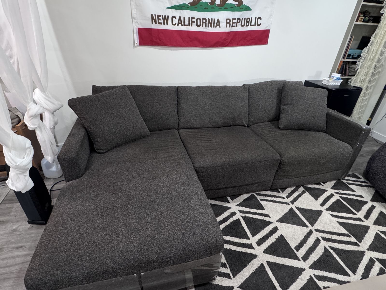 Large Grey Ashley Furniture Sectional Couch