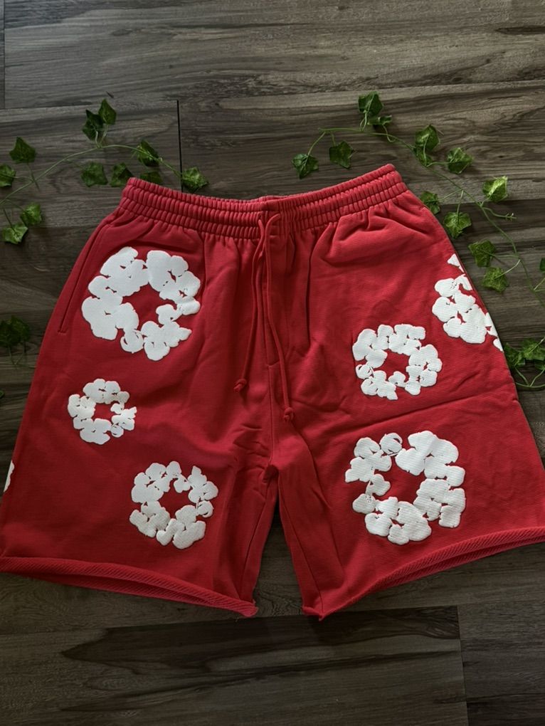 Denim tear shorts