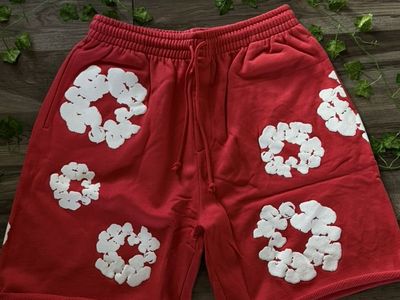 Denim tear shorts
