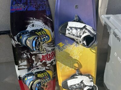 135 Cm, 145 Cm Wakeboard With Bindings