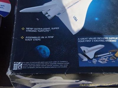 Estes Space Shuttle Gliding Model Rocket Starter Set - New in Box, Unassembled Kit