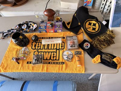 Pittsburg Steelers memorabilia take the whole lot