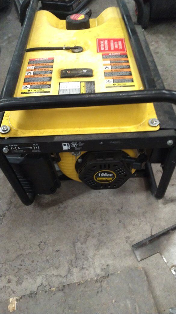 champion generator 4000 peak watts