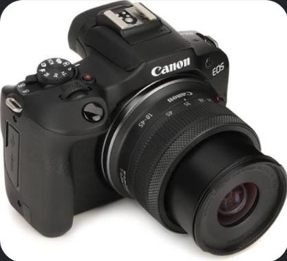 Canon EOS R100 with 18-45mm kit lens