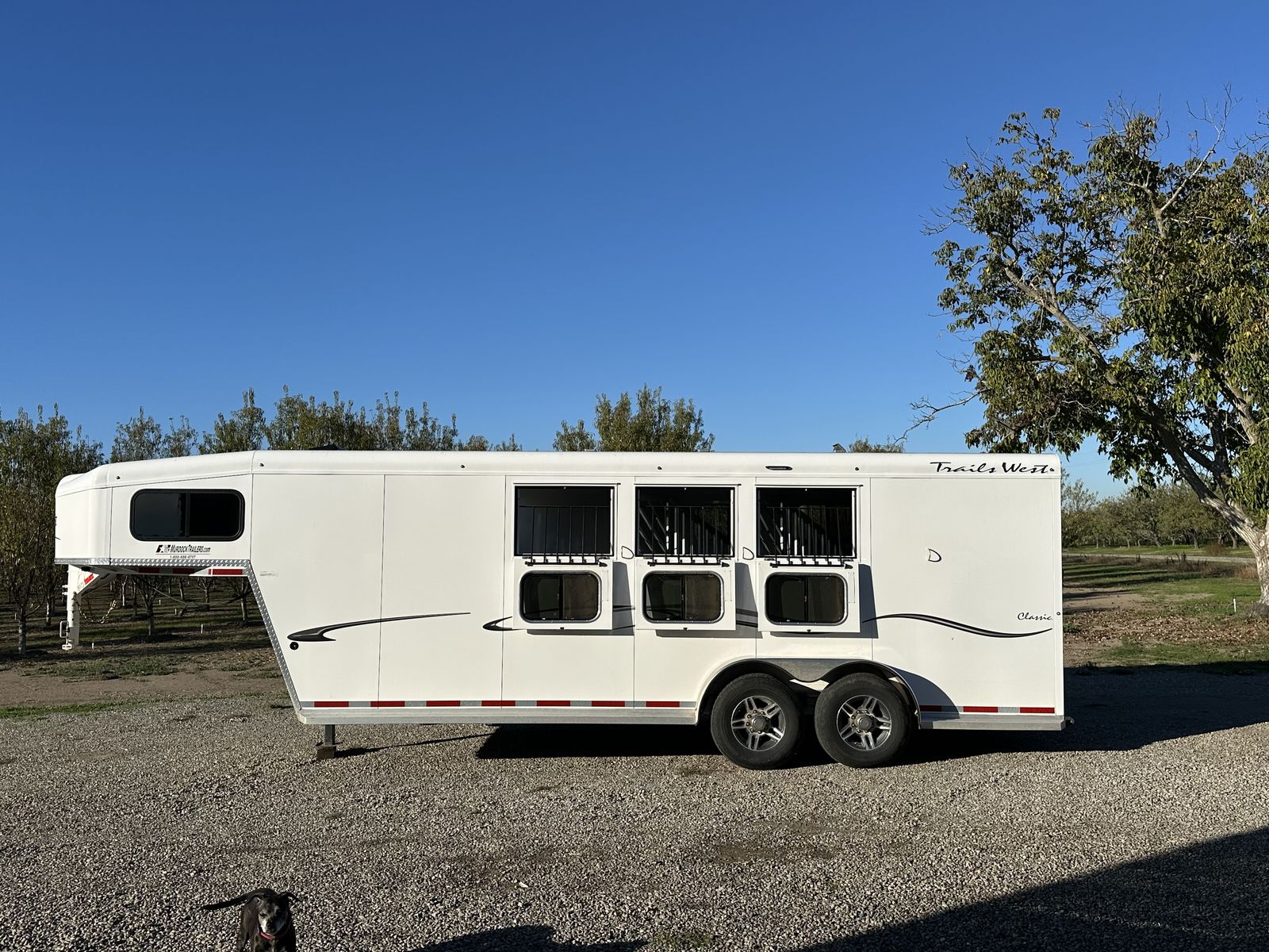 Trails West Classic 3 Horse Gooseneck Trailer