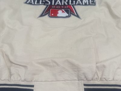 MLB All-Star Game 2010 Angels Baseball Jacket - Men's XL/1X Cotton Bomber Style