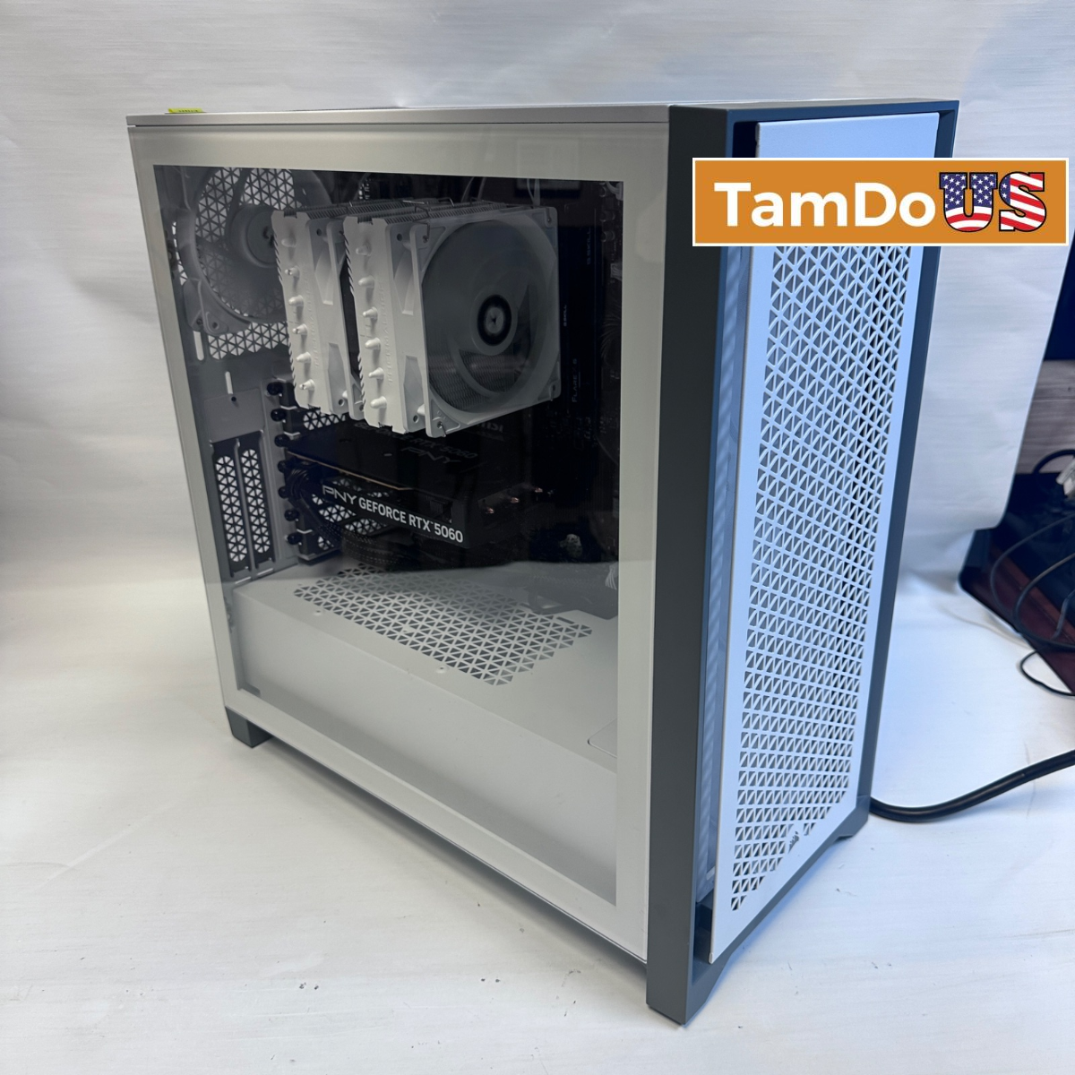 Custom Gaming Desktop, Ryzen 5 7600X, 32GB DDR5, 1TB, RTX 5060 8GB, Corsair Case