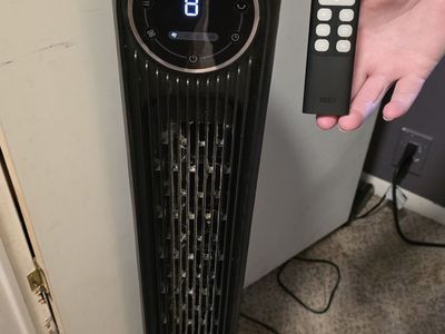 Rotating standing fan