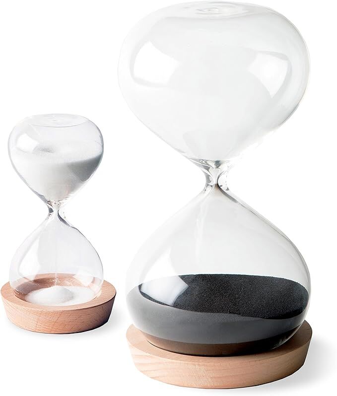 30 Minute & 5 Minute Hourglass Productivity Timers