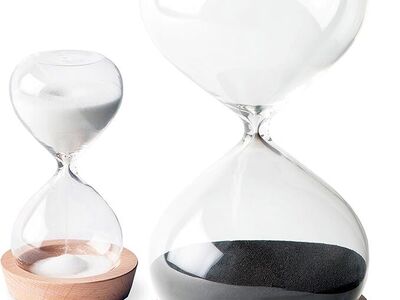 30 Minute & 5 Minute Hourglass Productivity Timers