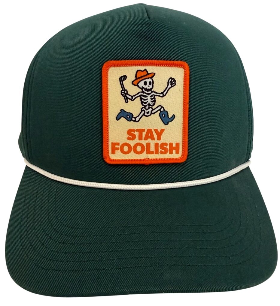 Stay Foolish Patch Logo Winter Green Snapback