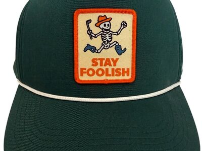 Stay Foolish Patch Logo Winter Green Snapback