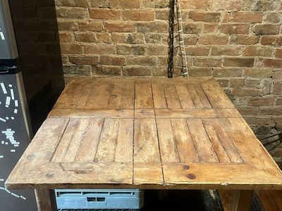 Antique wood table