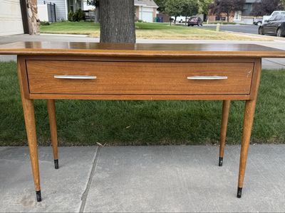 Vintage Lane Mid-Century Modern Console Table Accent Desk with Drawer