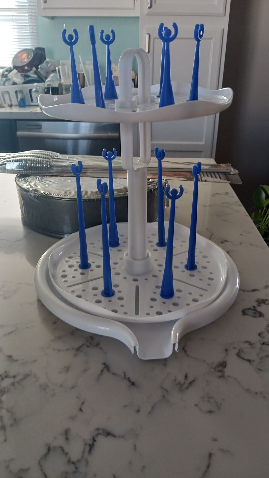Baby bottle drying rack