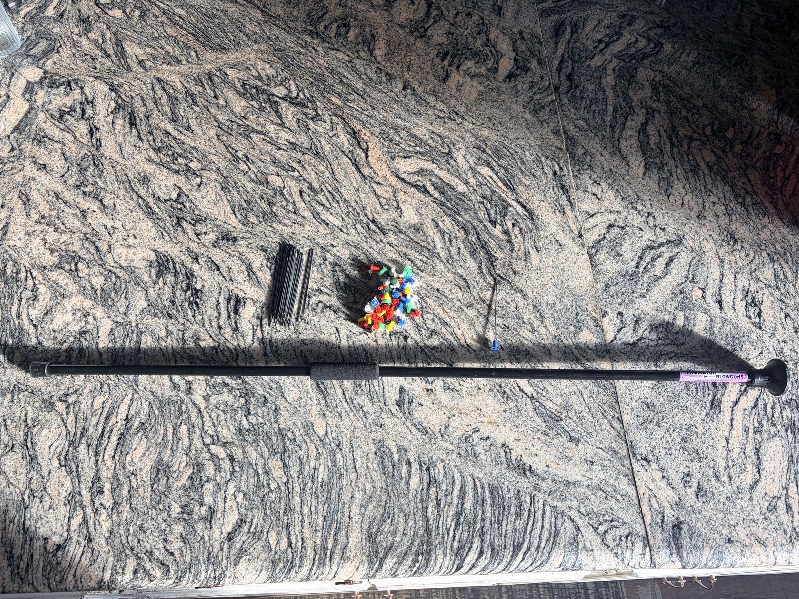 Blowgun Set w/ Darts & Extra Tips – Terminator Blowguns – Great Condition