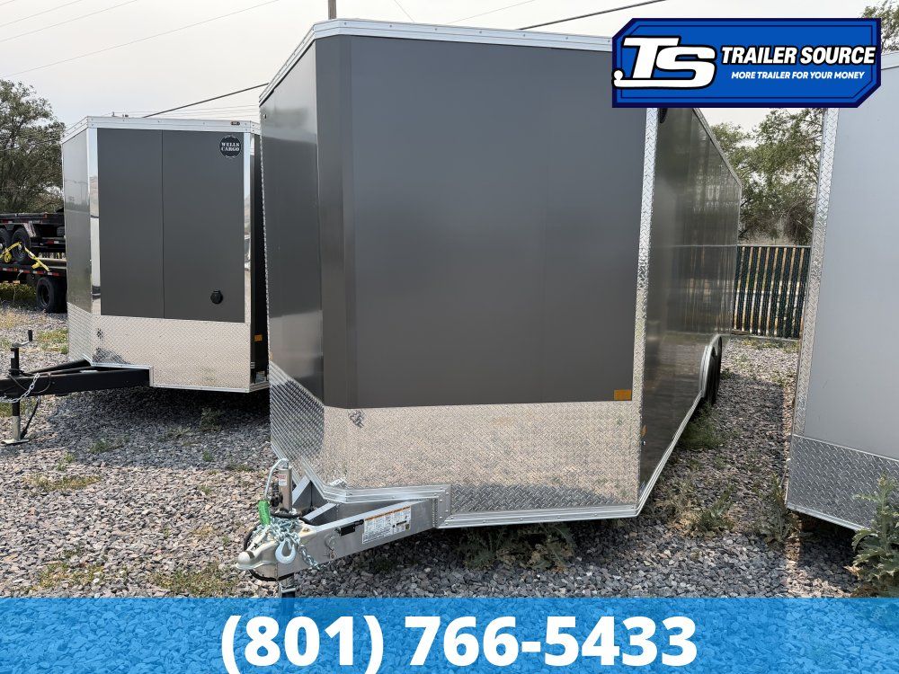 8.5x24 Alcom Aluminum EZ Hauler XLT Auto Trailer - 7'0" Interior - 10K GVWR - .080 PolyCor