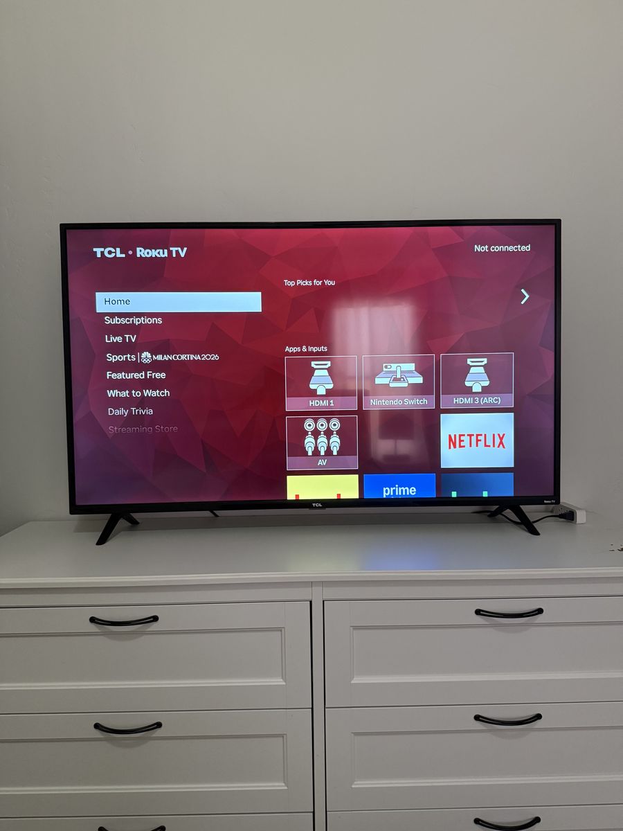 50 4k HDR TLC Roku TV