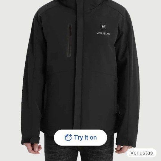 Mens Venustas heated coat