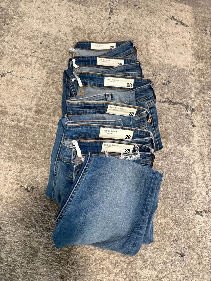 Rag & Bone New York size 28 jeans. Look through photos for styles. $15 each cash/venmo in Draper