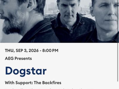 1 Ticket to Dogstar (Keanu Reeves band) tonight