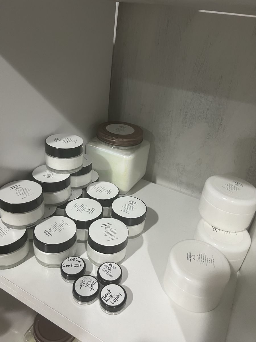 Goat Milk Lotion Containers Assorted ~ Natural