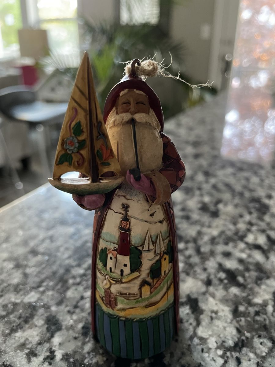 Jim Shore Santa With Scenes Ornament
