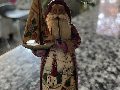 Jim Shore Santa With Scenes Ornament