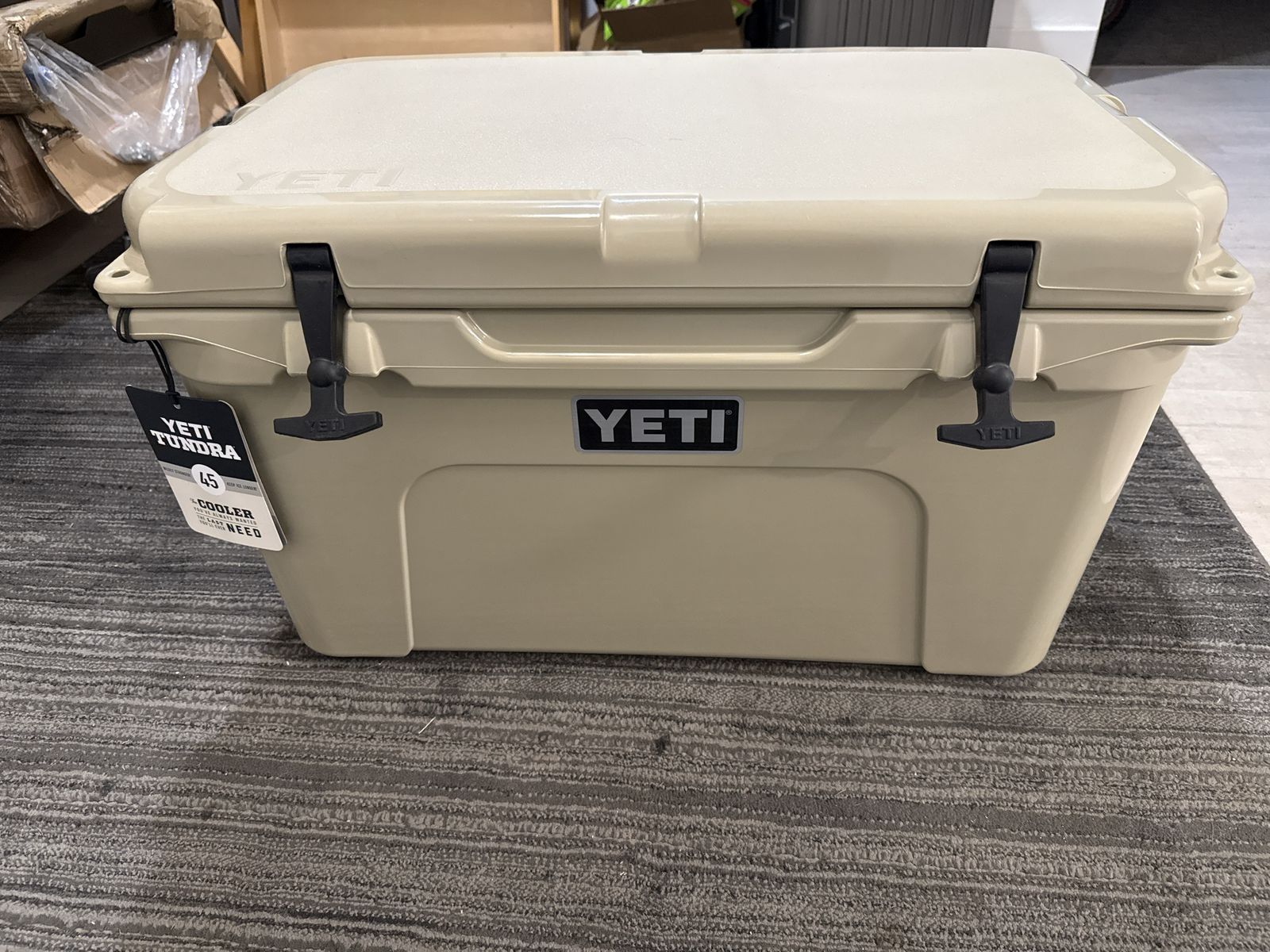 YETI Tundra 45 Cooler - Tan, Brand New with Tags, Never Used, Perfect Condition