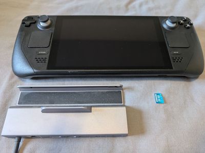 Steam Deck (64GB) + 256GB SD Card + Dock