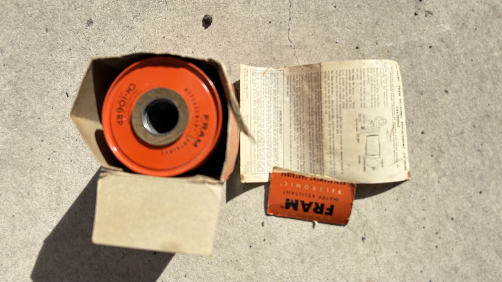 Fram Filter CH 106 RP Old school