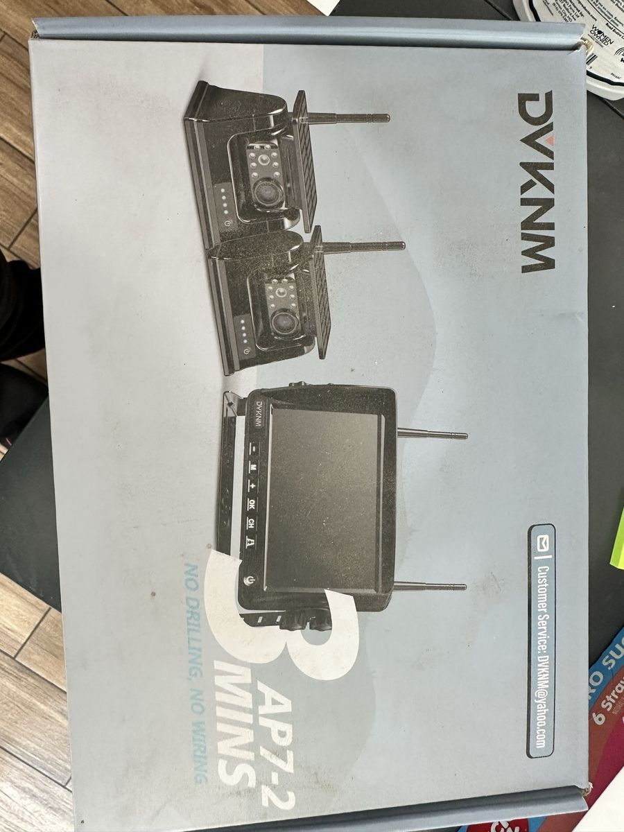 DVKNM AP7-2 Solar Magnetic Wireless Backup Camera System Kit - Park Perfectly