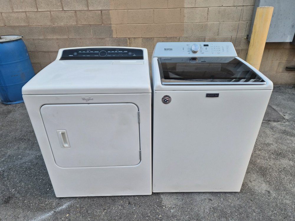 MAYTAG WASHER AND WHIRLPOOL   ELECTRIC DRYER FREE  DELIVERY !