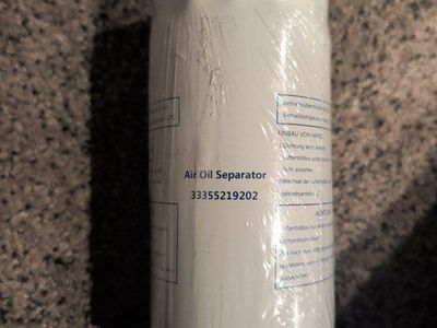 Unbranded Air Oil Separator 33355219202 - New, Sealed Industrial Equipment Part