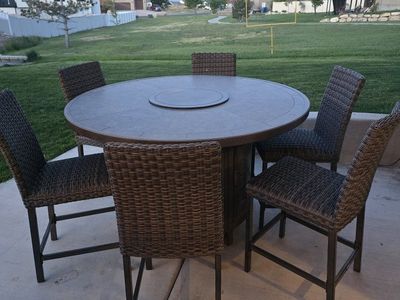 round fire table from costco