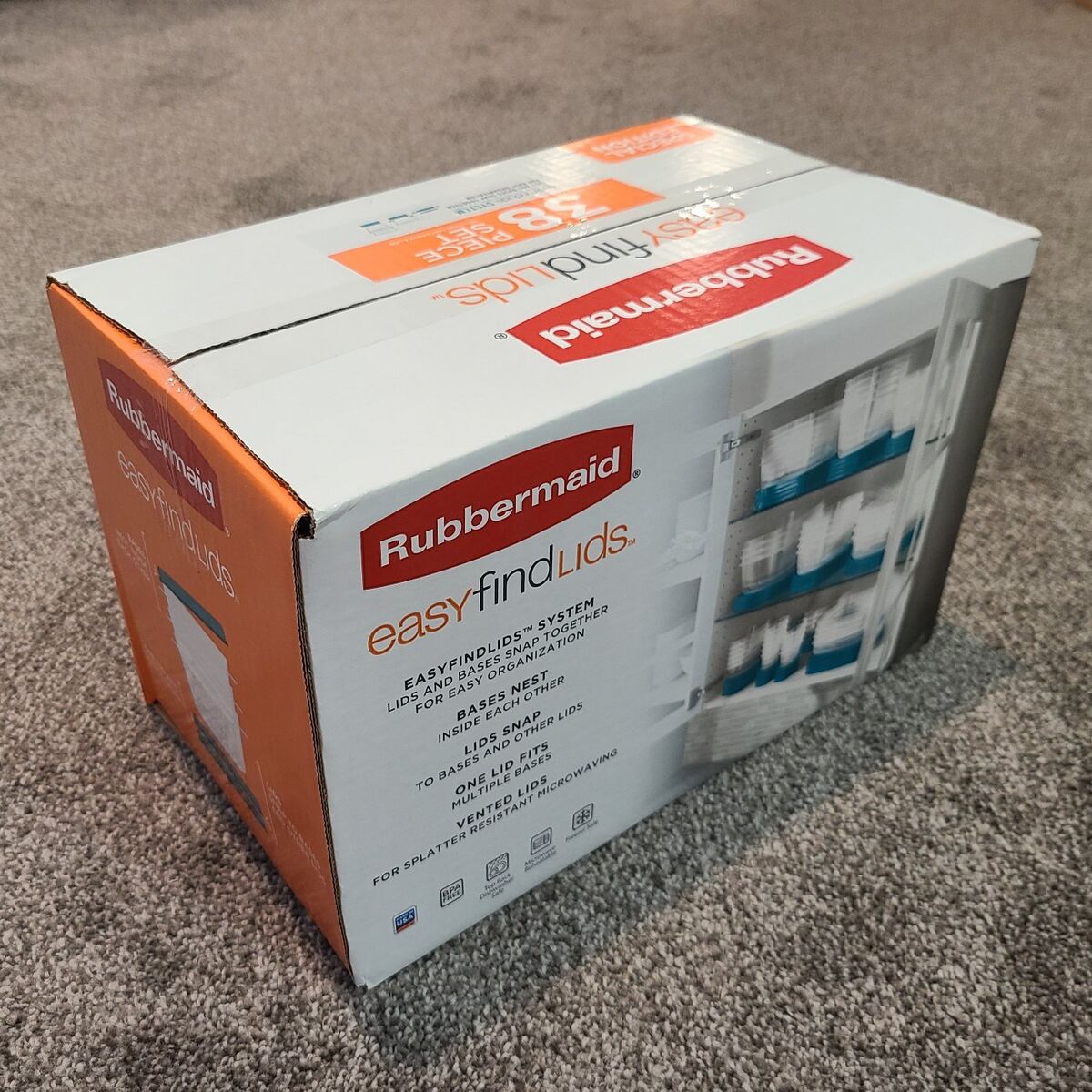 Rubbermaid Easy Find Lids 38-Piece Food Storage Se