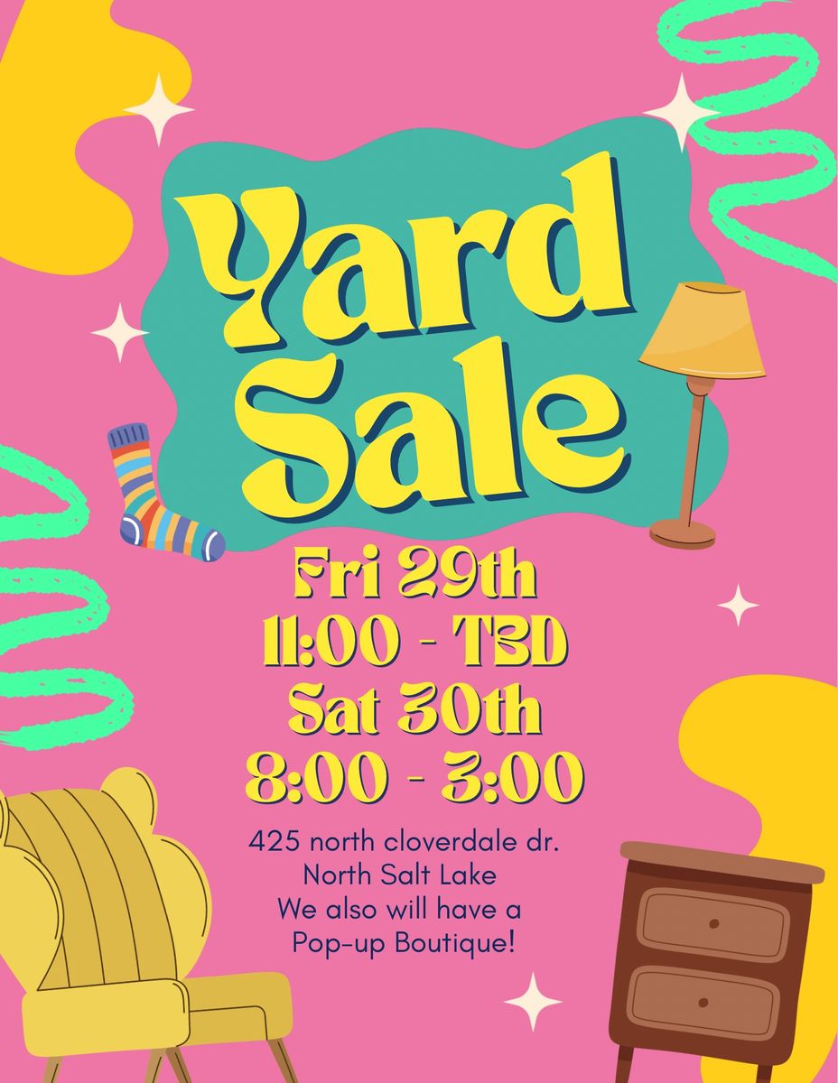 NSL Yard Sale/ Pop-up Boutique
