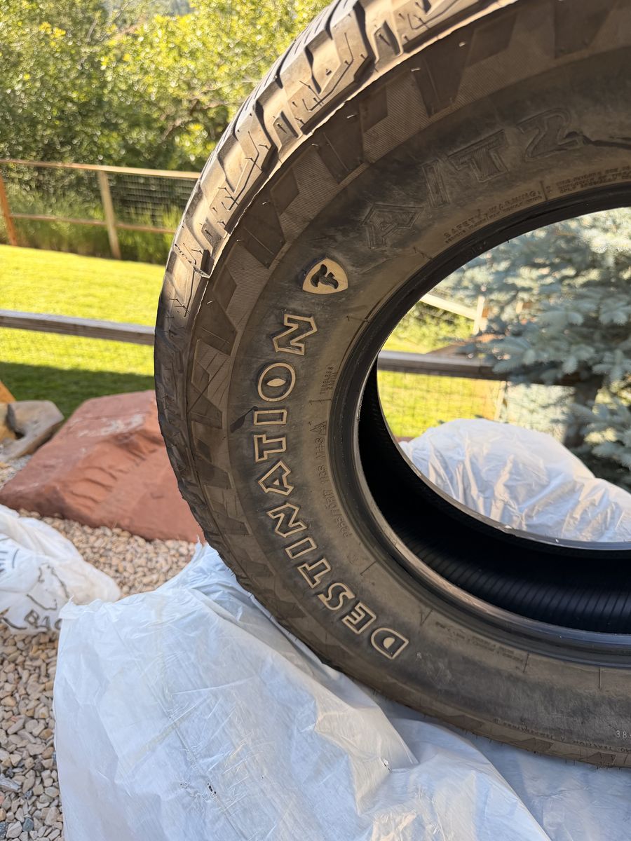 Firestone Destination A/T2 P265/70R17 113S Tire - Used Good