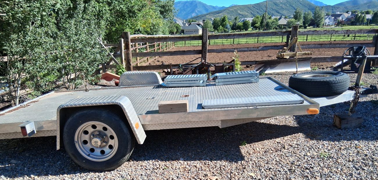 Aluminum 4 Wheeler Trailer for sale