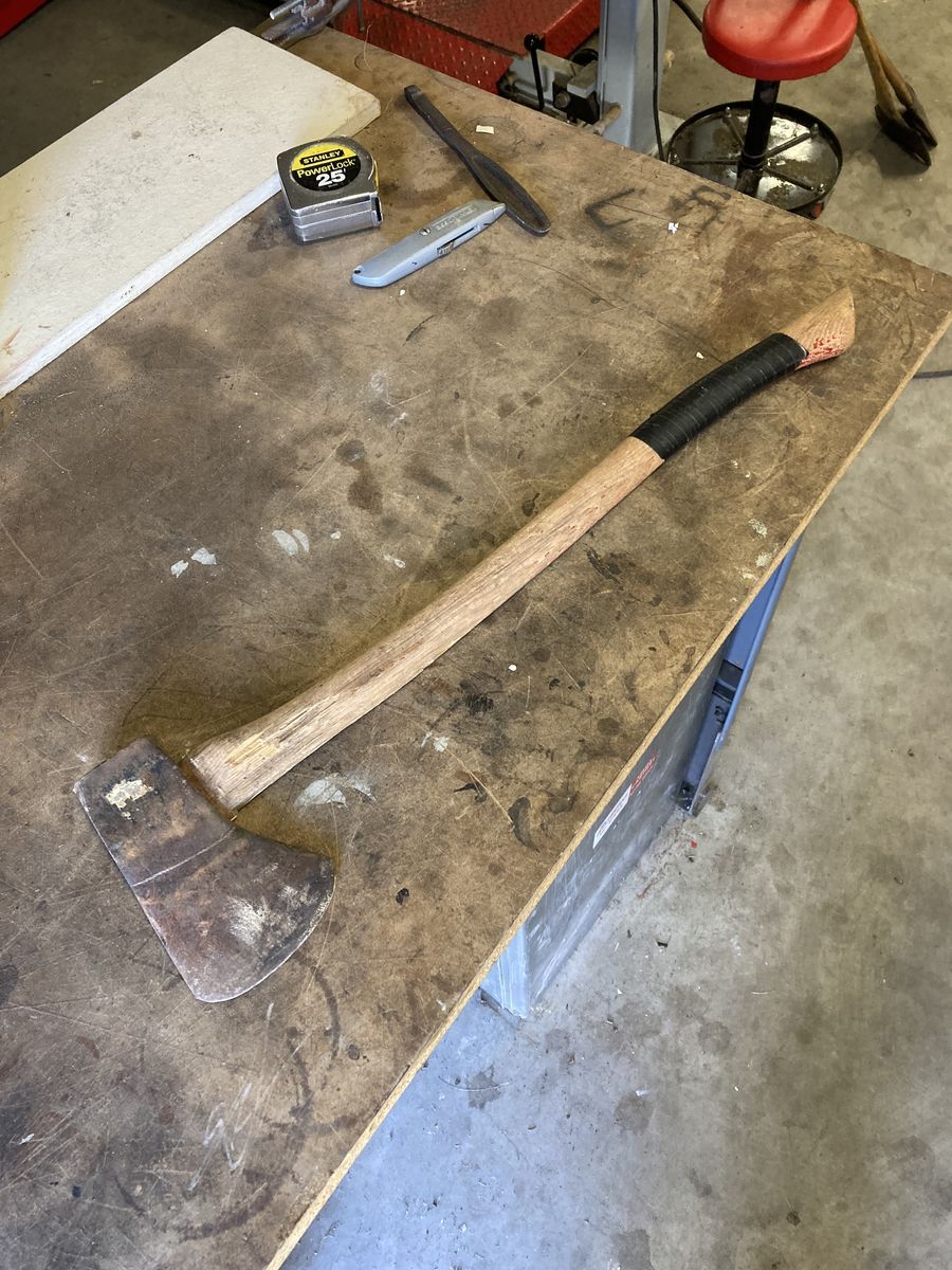 Vintage Plumb ax for restoration