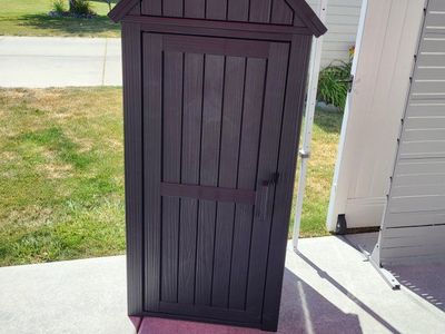 Keter Vertical Lockable Outdoor Storage Shed** Qty-1