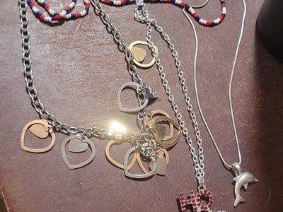 Assorted Fashion Necklaces - Multi-strand, Charm, Dolphin, & Beaded Styles