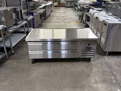 New Serv-ware refrigerated chef Base 62''wx32''DX26'' H 115 volts full Warranty