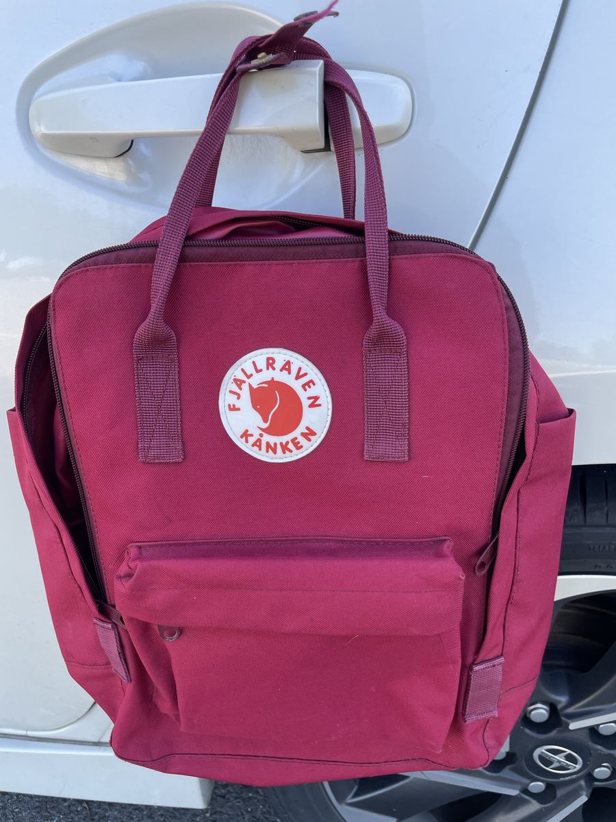 Fjallraven Kanken Classic Backpack in Ox Red - Durable & Stylish Everyday Bag